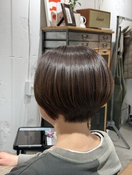 金町美容室　グラデーションカラーでつくる立体感ボブ