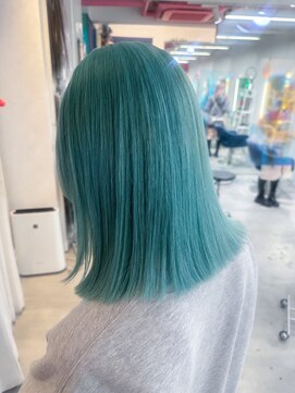 ボックスミコ(Box mico.) ベースが命☆ターコイズグリーン