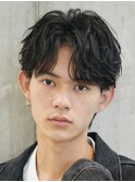 原宿ツイストスパイラルパーマ波巻きパーマメンズパーマフェード