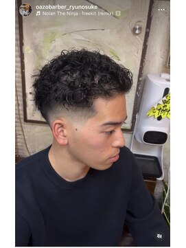 オアゾバーバー(OAZO BARBER) 宮城リョータ風パーマ
