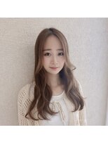 ラメール イオン能代店(La Melu) ミルクティーベージュ×ゆるふわロング