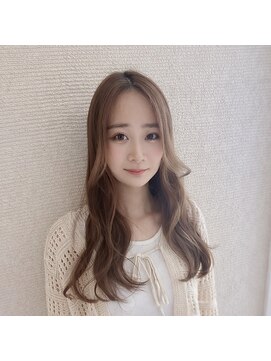 ラメール イオン能代店(La Melu) ミルクティーベージュ×ゆるふわロング