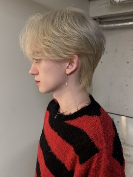 ノラ シブヤ(NORA) 韓国マッシュウルフカルマパーマニュアンスパーマセンターパート