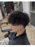 【黒肥地指名　メンズカット＋パーマ】