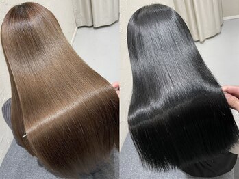 アイコニック 豊田店(ICONIQ)の写真/【感動の艶】次世代の縮毛矯正 シルクストレート+カットorカラー￥15000◆ナチュラルで柔らかな仕上がりへ♪