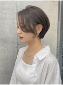 小顔ボブ/レイヤーカット/ブリーチなしダブルカラー