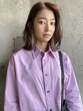 モンルル プル(mon loulou + plus) インナーカラー、ハイライトカラー、デザインカラー