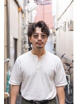 サンズ 梅田(SUNS)&nbsp;大人フェザーパーマスパイラルパーマ