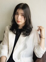 オーロ 塚口店(ORO)&nbsp;小顔くびれレイヤー×艶感ダークカラー