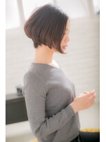 カノン(canon) 【canon 下北沢】上品フォルムの前下がりボブ×暗髪