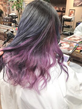 アトリエ ナルー(atelier NALU) グラデーションインナーカラー☆【東大宮atelier NALU】