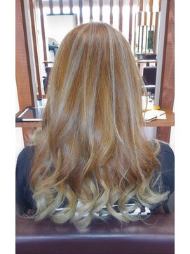 ラスティー(hair collection Rusty) バレイヤージュカラー