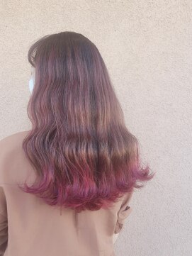 フェアリーテール つきのわ店 裾ピンクカラバタ