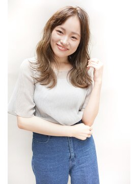 レスピア 銀座(Respia) 透けカラー×アレンジ自在オシャレ前髪【銀座】30代40代