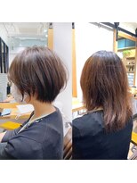 アヴァロン(AVALON)&nbsp;絶壁解消×イルミナカラー×ひし形丸みショート永田