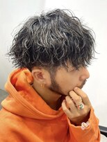 フィフス 天神大名(fifth)&nbsp;波巻きスパイラルパーママッシュショート無造作パーマ刈り上げ