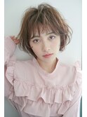 ショートマッシュ/フェミニン/大人ガーリー/ニュアンスカラー