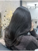 【本町】ダークグレージュ 艶透明感 髪質改善 ウルトワ ULTOWA