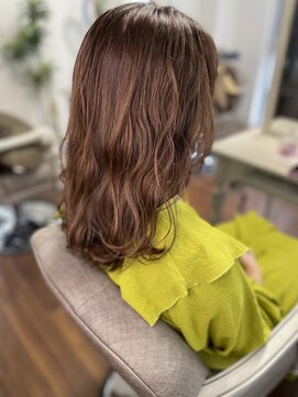 ジウ 上通り(JIU) 20代30代小顔ゆるふわアッシュブラウン