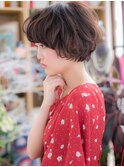 くせ毛風パーマダークアッシュ束感ショートc5大宮20代30代40代