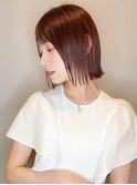 《豊中岡町》切りっぱなしボブ