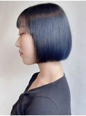 【morio池袋　松田】ぱつんと重めボブ