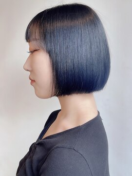 ラウンジ モリオ イケブクロ(Lounge MORIO Ikebukuro) 【morio池袋　松田】ぱつんと重めボブ