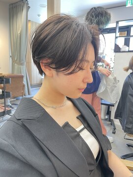 サンド 表参道(sand) ショートボブパーマ20代30代40代イヤリングカラー大人可愛い