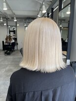 ラフ 難波店(LAFF) #黒髪#ボブルフ#ネビージュ#小顔#ワンレン