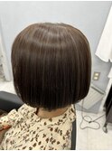 オフィスでも◎極細ハイライト