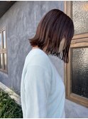 ラインが綺麗なボブスタイル