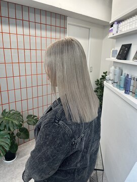 ペレ 渋谷(PELE) 切りっぱなしボブ/エアリーロング/美髪/ピンクブラウン/渋谷