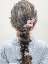 バサラ 銀座三丁目店(VASARA)&nbsp;編み下ろし♪着物ヘア./浴衣ヘア/卒業式ヘア/成人式ヘア