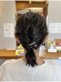 結婚式お呼ばれヘアセット