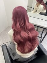 ペレ 栄店(PELE)&nbsp;前髪/アンブレラカラー/こなれミディ/イメチェン/ウェーブパーマ