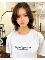 アンメリーアン(Ann merry ann)&nbsp;大人美人アッシュオリーブショコラアッシュ韓国ヘアモテ髪