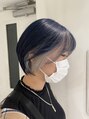 オーブ ヘアー テンジン 天神店(AUBE HAIR tenjin)&nbsp;ハイトーンで作るデザインカラーブリーチ複数回必須です