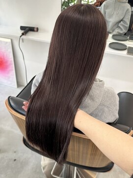 セトル(Settle) ピンクブラウン/前髪/髪質改善/縮毛矯正/長野市/長野駅前