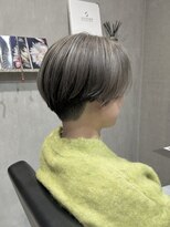 ラック(LUCK)&nbsp;ハンサムショート/アンブレラカラー/船橋/くすみベージュ/