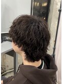 【個性あふれる】ウルフ ツイストパーマ