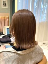 ロンドプランタン 恵比寿(Lond Printemps)&nbsp;イメチェン外ハネボブ美髪ワイドバング顔周りレイヤーボブ