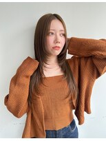 ビプリー(BEAPLY)&nbsp;顔周りザクザクレイヤー×透明感ブラウンカラー