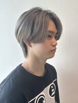 サラ ビューティー サイト 古賀店(SARA Beauty Sight) メンズ/センターパート/ブリーチ/シルバー/10代20代30代