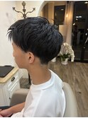 ツーブロック夏ショート