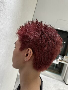 アース 金山店(HAIR&MAKE EARTH) スパイキーショート×ダブルカラー