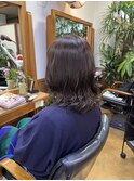 毛先パーマ