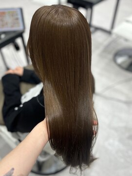 ルクス(Luxs) 透け感たっぷりオリーブベージュ