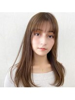 モンド ヘアクリエーション 新栄店(monde hair creation)&nbsp;【monde】暗髪カラー×シースルーバング