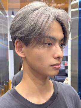 サンクマーケット 渋谷(cinq MARKET) 渋谷メンズカラーミルクティーベージュブラウンブリーチカラー◆