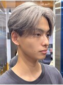 渋谷メンズカラーミルクティーベージュブラウンブリーチカラー◆